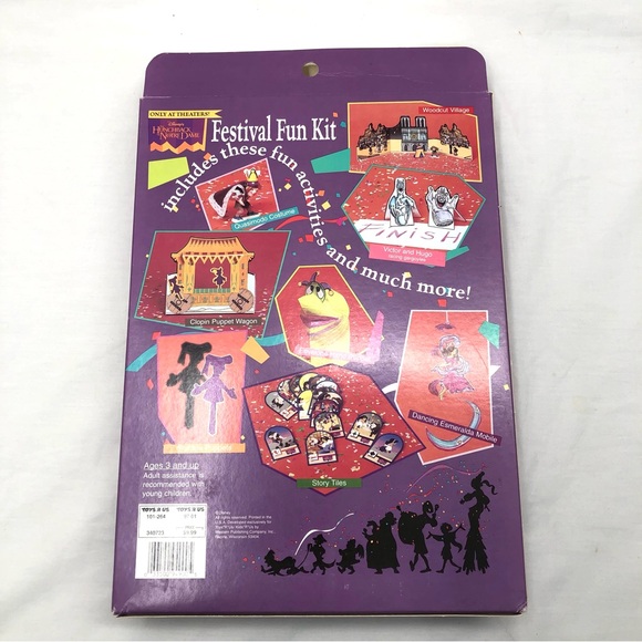 The Hunchback of Notre Dame Disney Festival Fun Kit 1996 Toy Playset - Picture 4 of 11